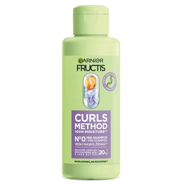 Esence matu mitrināšanai Garnier Fructis Curls Method pirms šampūna 200ml