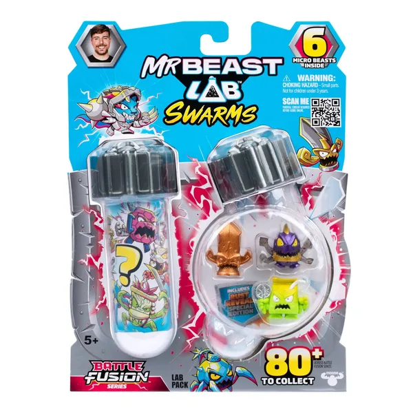 Figūriņas mēģenē Swarms MrBeast Lab 6gab SS26