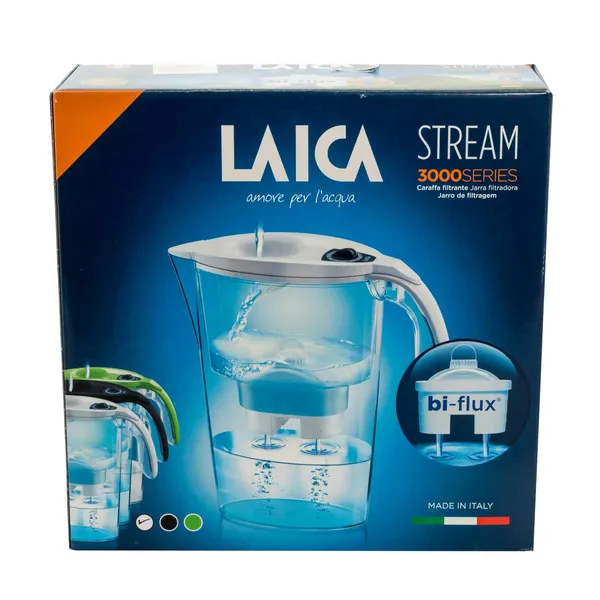 Filtra krūze Laica Stream Line balta 2,25L