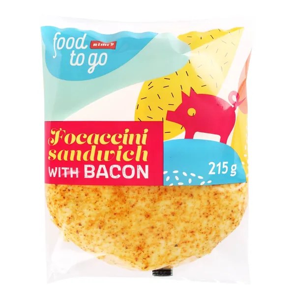 Focaccini Rimi ar bekonu 215g