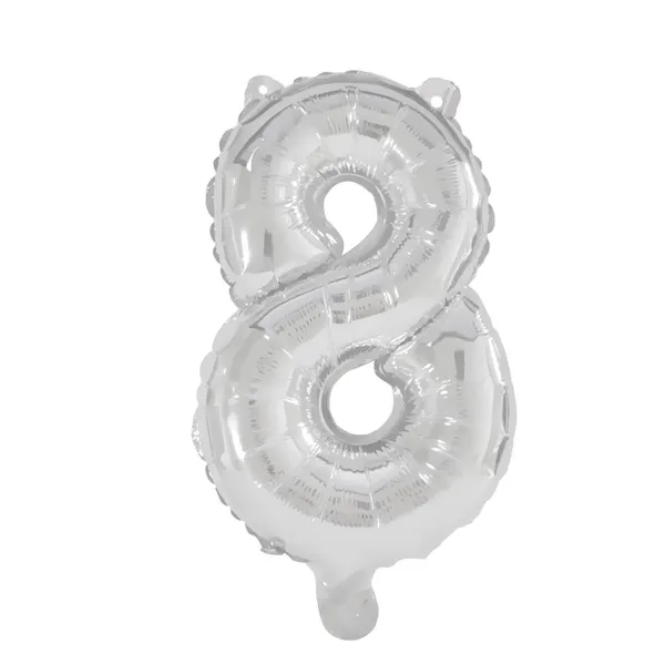 Folija balons sudraba 85cm Nr.8