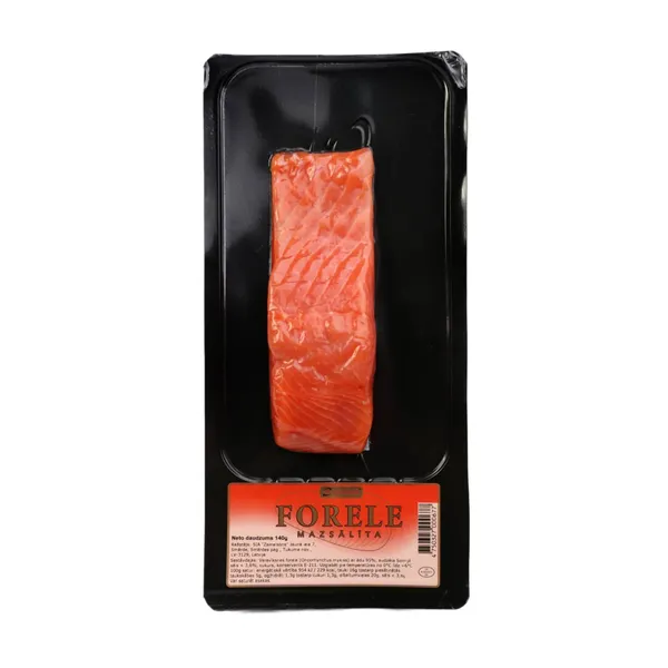 Forele mazsālīta ar ādu 140g