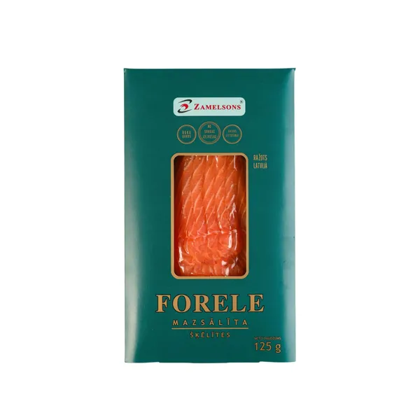 Forele mazsālīta šķēlēs 125g