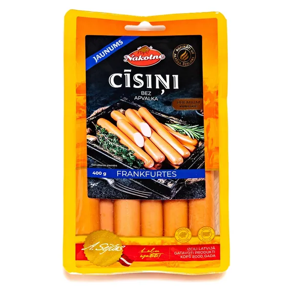 Cīsiņi Frankfurtes Nākotne 400g