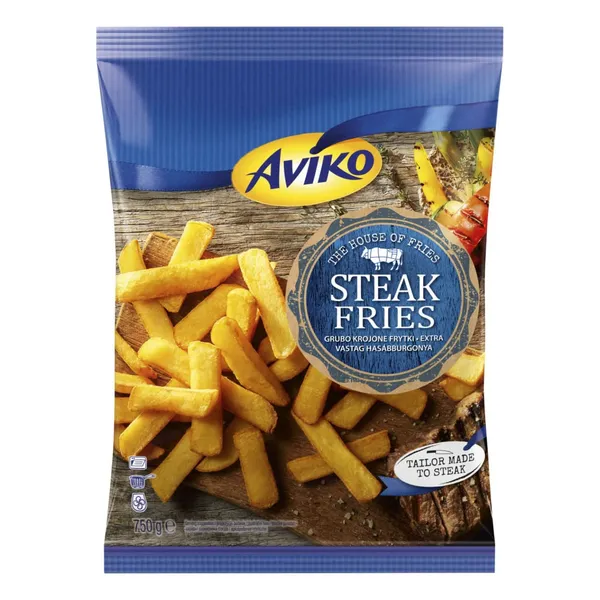 Frī kartupeļi Steak Fries Aviko saldēti 750g