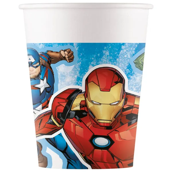 FSC papīra krūzes Avengers 200 ml 8gab
