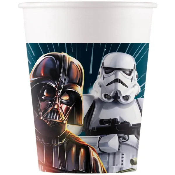 FSC papīra krūzes "Star Wars" 200ml 8gab
