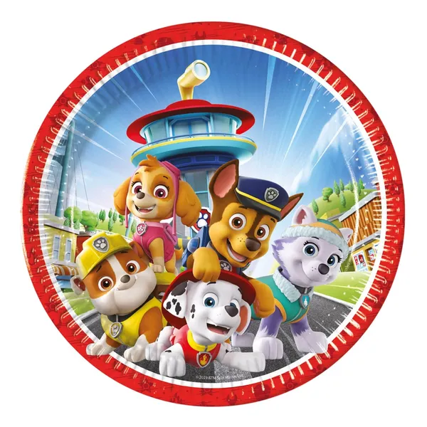 FSC papīra šķīvji "Paw Patrol" 23cm 8gab