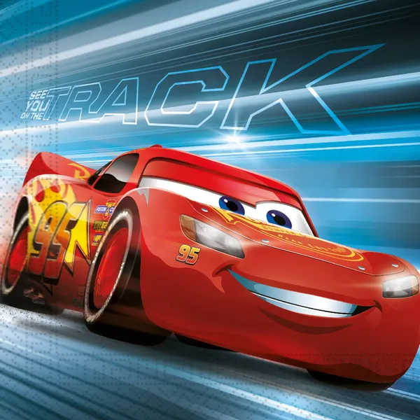 FSC salvetes Cars 33x33cm 2-slāņu 20gab