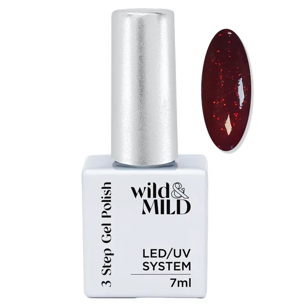 Gēla nagu laka Wild&Mild G136 Mexican Coffee UV 7ml