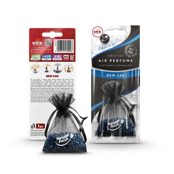 Gaisa atsvaidzinātājs Pearls Fresh Bag New Car