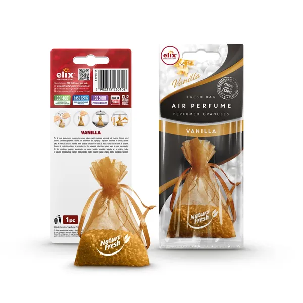 Gaisa atsvaidzinātājs Pearls Fresh Bag Vanilla