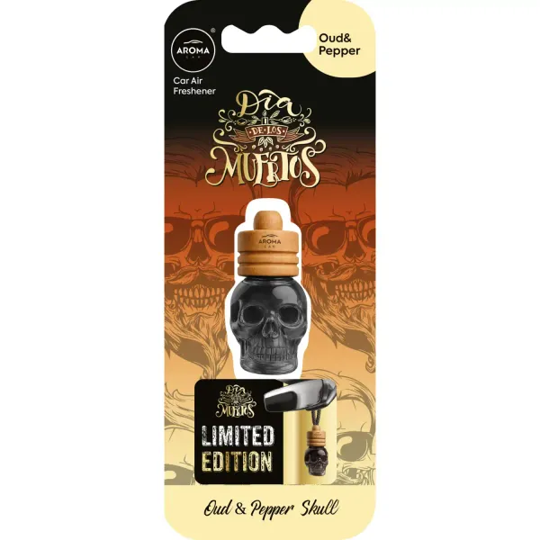 Gaisa atsvaidzinātājs Aroma Oud & Pepper Skull 6.5ml AW26