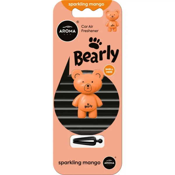 Gaisa atsvaidzinātājs Aroma polimēra Bearly Sparkling Mango AW26