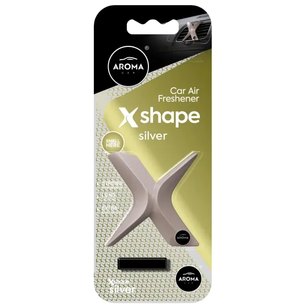 Gaisa atsvaidzinātājs Aroma Xshape Silver AW26
