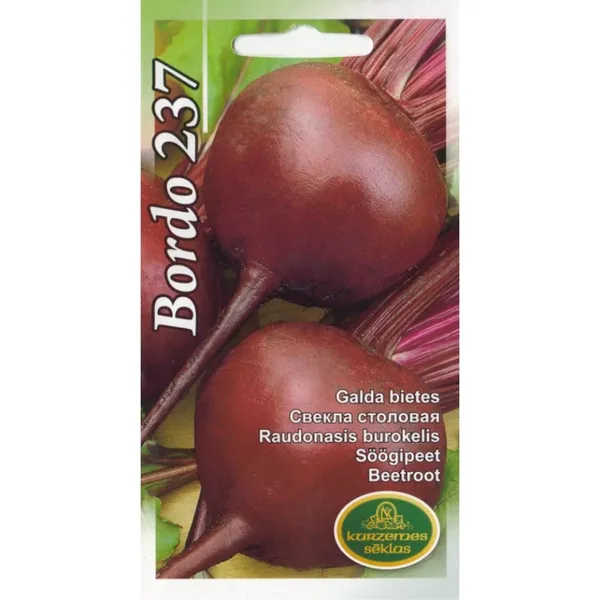 Galda bietes Bordo 237 Kurzemes Sēklas