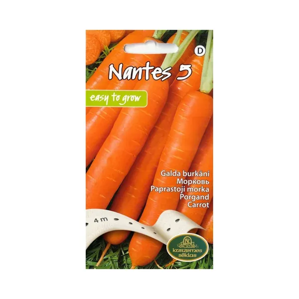 Galda burkāni Nantes 5 Kurzemes Sēklas