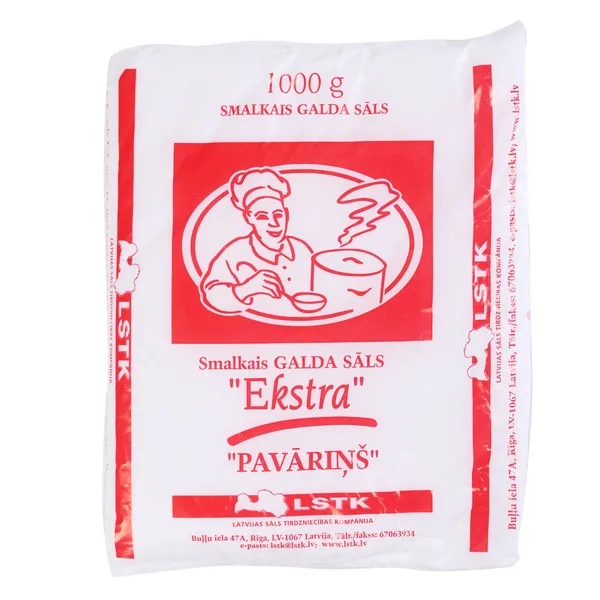 Galda sāls LSTK Ekstra Pavāriņš smalkais 1kg