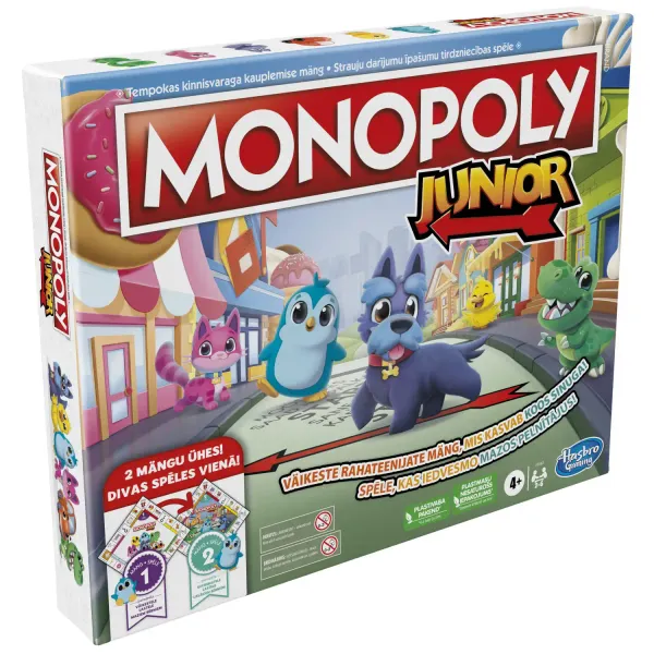 Galda spēle Monopoly Junior 2in1 F8562EL