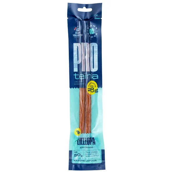 Proteīna uzkodu gardesiņas Rīgas Miesnieks Pro liellopa blums power 50g