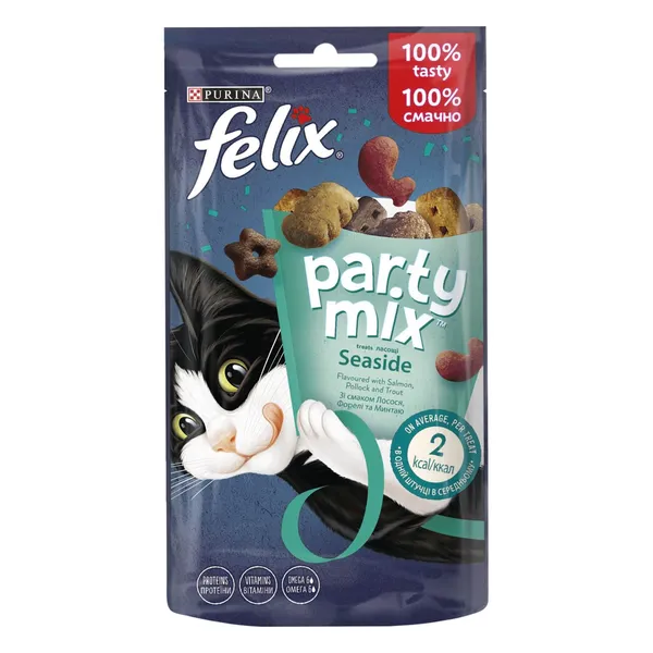 FELIX PARTY MIX, gard.kaķiem,OceanMix60g