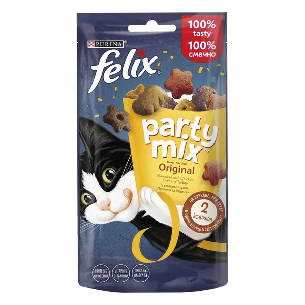 FELIX PARTY MIX, gard.kaķiem,Original60g