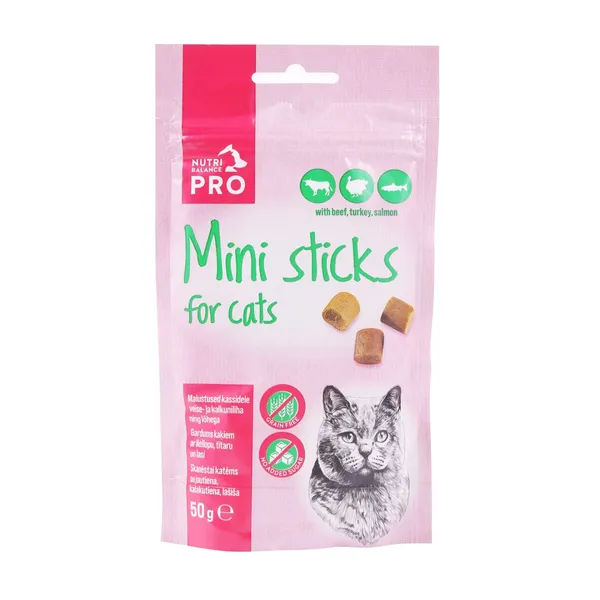 Gardums kaķiem Nutribalance Pro soft mini sticks 50g