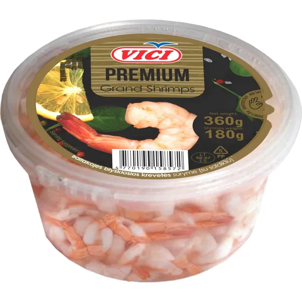 Garneles Viči sālījumā MSC 360g/180g