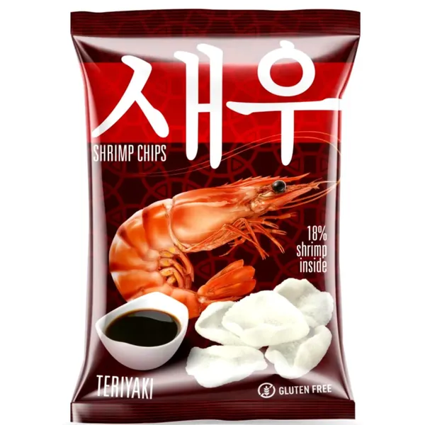 Garneļu uzkodas Saeu ar Teriyaki garšu 50g