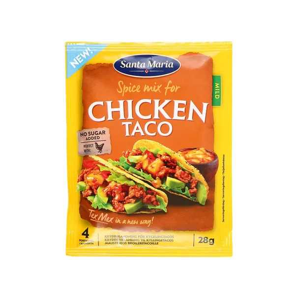 Garšvielu maisījums Santa Maria tako vistas gaļai 28g