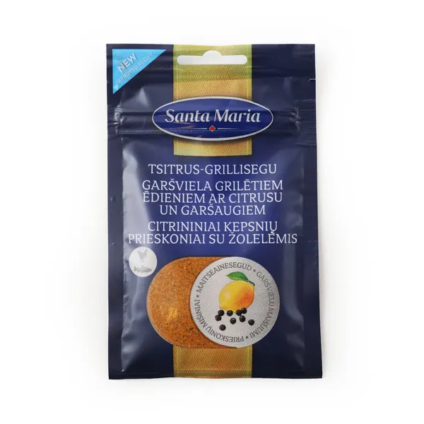 Garšviela grilētiem ēdieniem Santa Maria ar citrusu un garšaugiem 35g