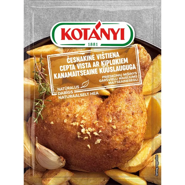 Garšvielas Kotanyi ar ķiplokiem vistas gaļai 30g