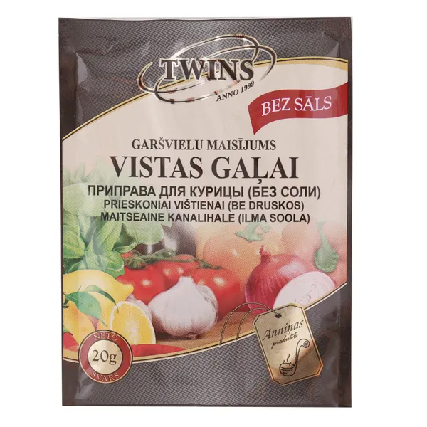 Garšvielu maisījums Twins vistas gaļai 20g