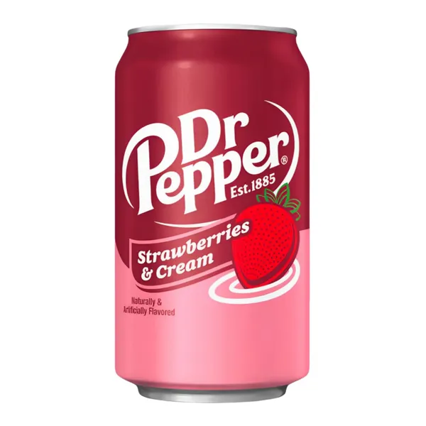 Gāzēts dzēriens Dr. Pepper Strawberries and Cream 355ml