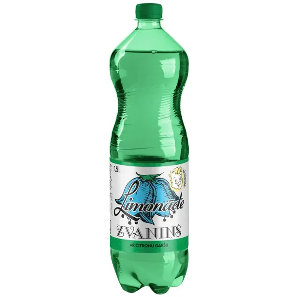 Gāzētais dzēriens Limonāde Zvaniņš 1,5l