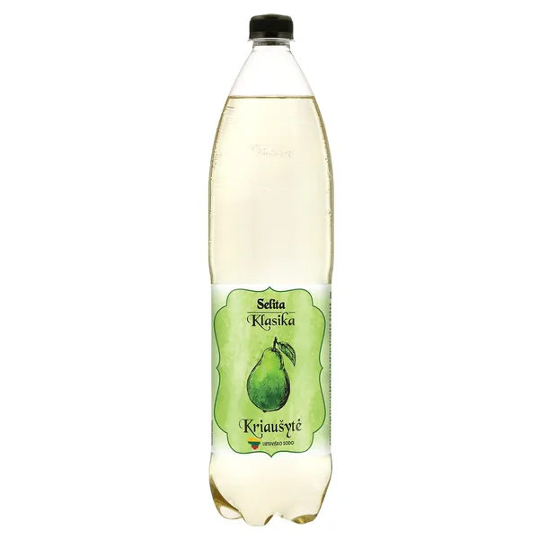 Gāzēts dzēriens Selita ar bumbieru garšu, ar saldinātaju 1,5l