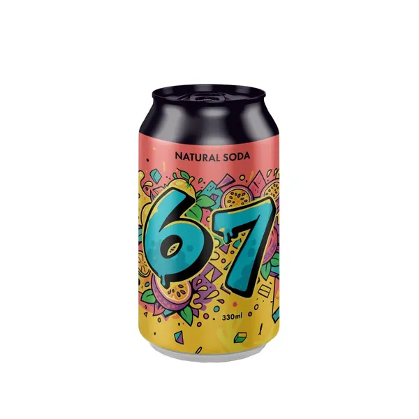 Gāzēts dzēriens 67 ar cidoniju un marakujas garšu 0,33l