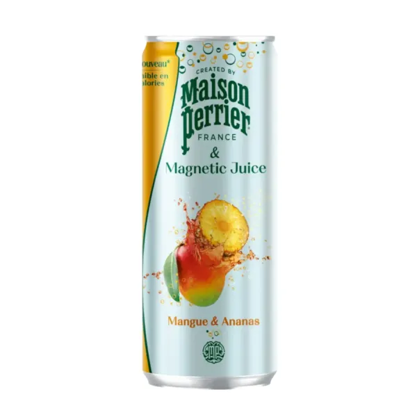 Gāzēts dzēriens Maison Perrier ar ananasu un mango garšu 0,25l