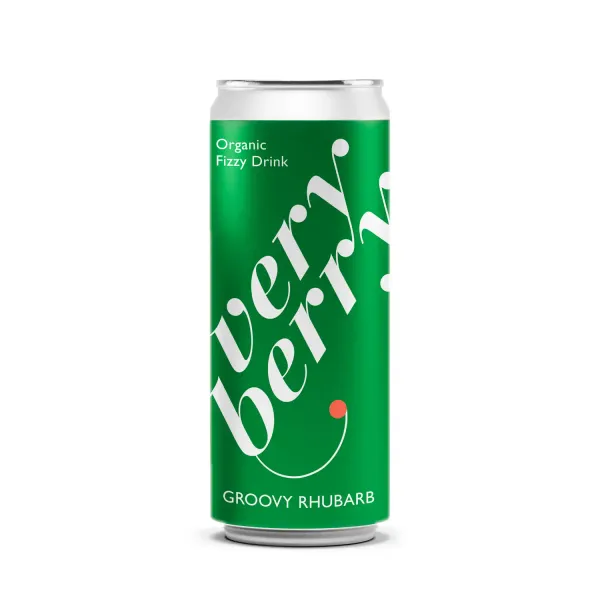 Gāzēts dzēriens Very Berry ar rabarberu garšu 0,33l