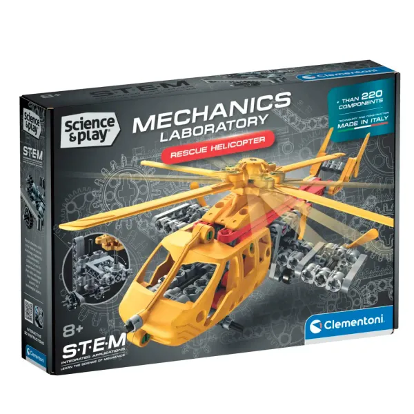 Glābšanas helikopters Clementoni Mechanics Laboratory AW26