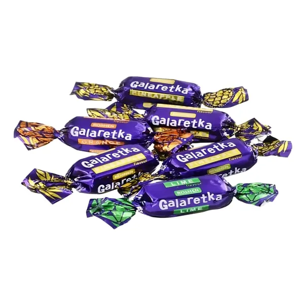 Glazētas želejkonfektes Roshen Galaretka assorti kg