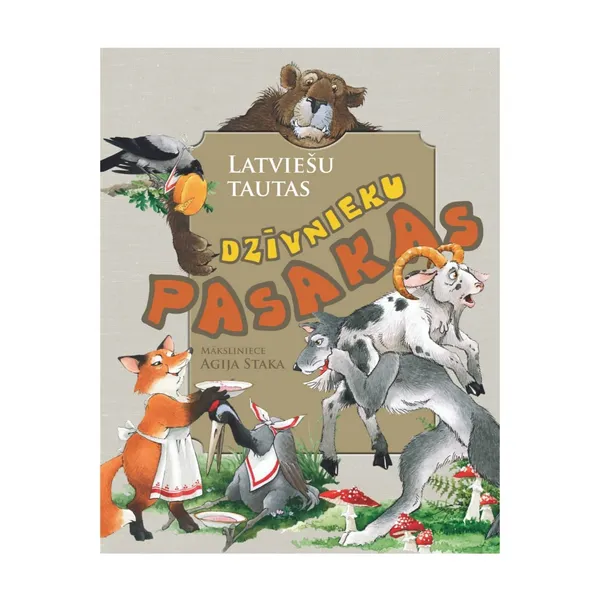 Grāmata latviešu tautas dzīvnieku pasakas