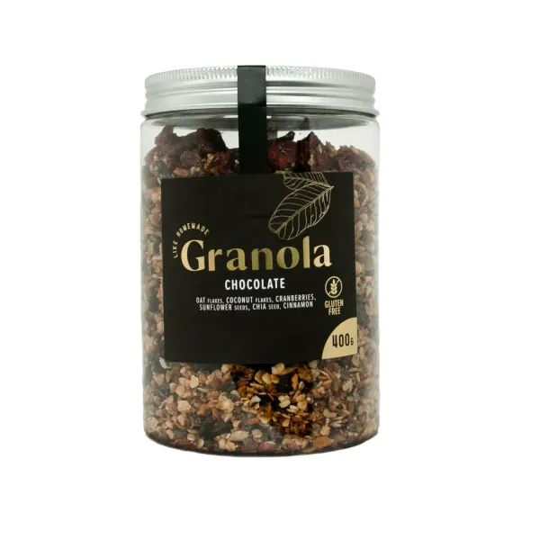 Granola Just Nature ar šokolādi, bezglutēna 400g