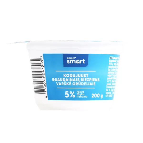 Graudainais biezpiens Rimi Smart 5% 200g