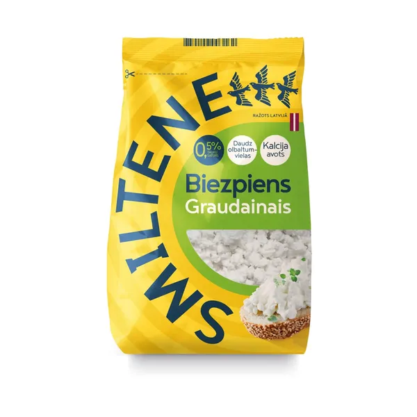 Smiltene Graudainais biezpiens 9% 400g