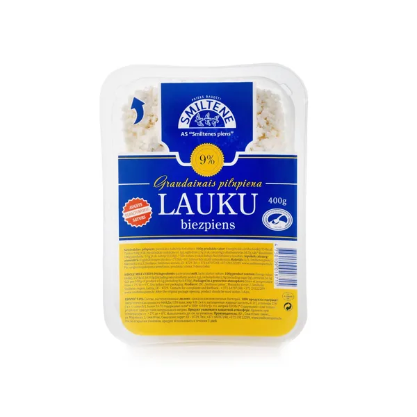 Smiltene Graudainais biezpiens 9% 400g