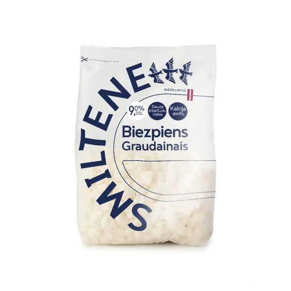 Graudainais biezpiens Smiltene 9% 800g
