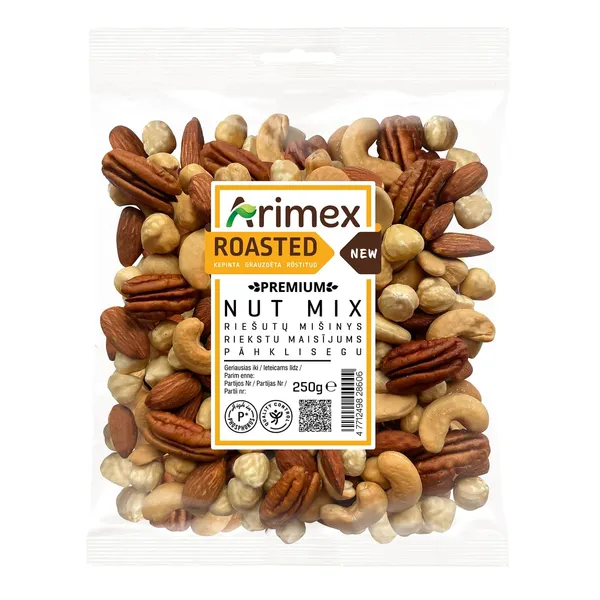 Grauzdētu riekstu maisījums Arimex Premium 250g