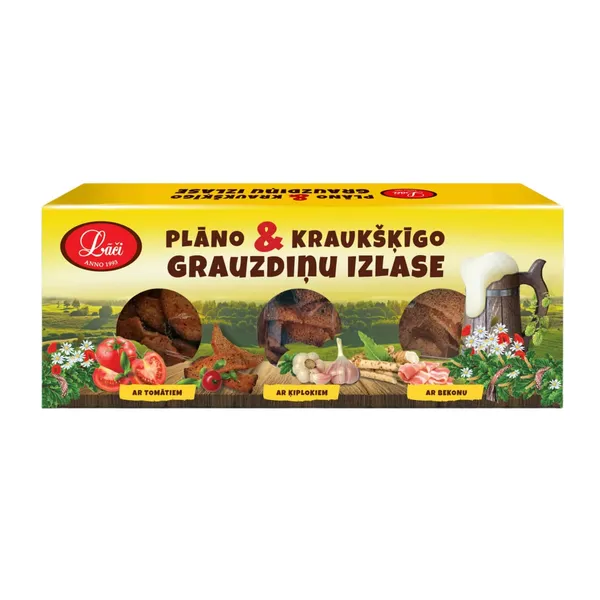 Grauzdiņu izlase Lāči plāno un kraukšķīgo 300g