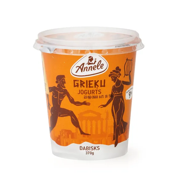 Grieķu jogurts dabisks Annele, 370g